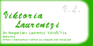 viktoria laurentzi business card